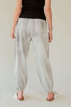 Load image into Gallery viewer, Davi &amp; Dani Rhinestone Elastic Waist Joggers
