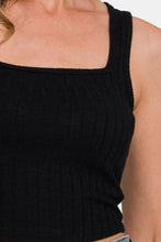 Load image into Gallery viewer, Zenana Ribbed Cropped Tank
