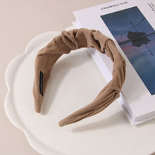 Load image into Gallery viewer, Wide Suede Headband
