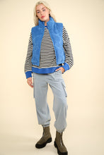Load image into Gallery viewer, VERY J Zip Up Padded Corduroy Puffer Vest
