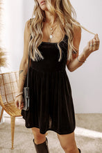 Load image into Gallery viewer, Wide Strap Mini Dress with Pockets

