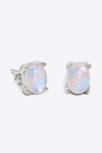 Load image into Gallery viewer, Natural Moonstone 4-Prong Stud Earrings
