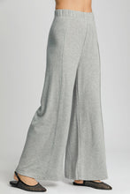 Load image into Gallery viewer, Umgee Elastic Waist Wide Leg Knit Pants
