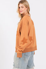 Load image into Gallery viewer, SAGE + FIG Star Patch Long Sleeve Sweatshirt

