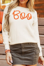 Load image into Gallery viewer, BOO Round Neck Long Sleeve Sweater
