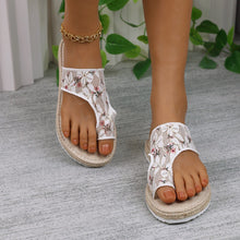 Load image into Gallery viewer, Flower Toe Post Flat Sandals
