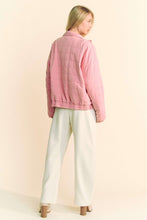 Load image into Gallery viewer, Davi &amp; Dani Quilted Zip Up Dropped Shoulder Jacket
