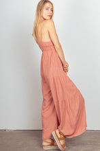 Load image into Gallery viewer, VERY J Sleeveless Ruched Wide Leg Jumpsuit
