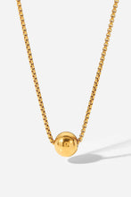 Load image into Gallery viewer, 18K Gold-Plated Round Shape Pendant Necklace
