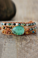 Load image into Gallery viewer, Natural Stone &amp; Agate Layered Bracelet
