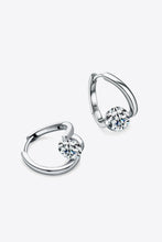 Load image into Gallery viewer, 2 Carat Moissanite 925 Sterling Silver Heart Earrings
