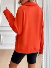 Load image into Gallery viewer, Ivy Lane Half Zip Raglan Sleeve Sweatshirt
