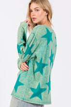 Load image into Gallery viewer, SAGE + FIG Mineral Wash Star Pattern T-Shirt
