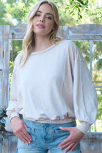 Load image into Gallery viewer, Hailey &amp; Co Rib and Two Tone Knit Mixed Top
