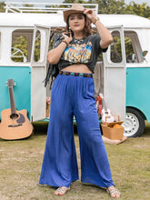 Load image into Gallery viewer, Plus Size Striped Wide-Leg Pants
