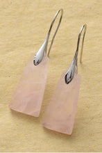 Load image into Gallery viewer, Handmade Geometrical Shape Natural Stone Dangle Earrings
