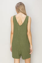 Load image into Gallery viewer, HYFVE V-Neck Sleeveless Romper with Pockets
