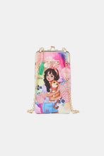 Load image into Gallery viewer, Nicole Lee USA Printed Kisslock Phone and Sunglass Purse

