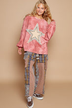 Load image into Gallery viewer, POL Washed Star Patch With Studded Top
