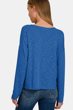 Load image into Gallery viewer, Zenana Dropped Shoulder Long Sleeve T-Shirt
