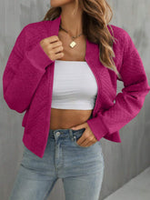 Load image into Gallery viewer, Zip Up Long Sleeve Jacket
