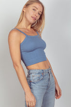 Load image into Gallery viewer, VERY J Cable Knit Seamless Cropped Cami
