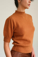 Load image into Gallery viewer, HYFVE Mock Neck Puff Sleeve Sweater
