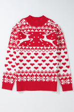 Load image into Gallery viewer, Christmas Element Turtleneck Long Sleeve Sweater
