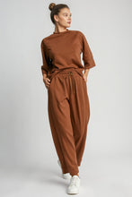 Load image into Gallery viewer, Umgee Full Size Drawstring Wide Leg Pants with Pockets
