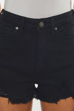 Load image into Gallery viewer, Kancan High Rise Raw Hem Denim Shorts
