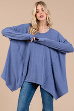 Load image into Gallery viewer, Ces Femme Asymmetrical Long Sleeve top
