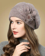 Load image into Gallery viewer, Women`s Elegant Solid Color Crochet Hair Beanie Hat
