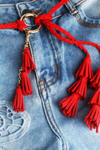 Load image into Gallery viewer, Braid Belt with Tassels
