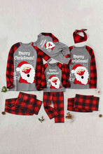 Load image into Gallery viewer, MERRY CHRISTMAS Graphic Top and Plaid Pants Set
