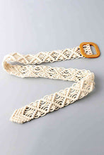 Load image into Gallery viewer, Wide Braid Belt with Resin Buckle
