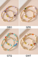 Load image into Gallery viewer, Smile Flower Bracelet Set
