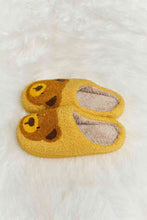 Load image into Gallery viewer, Melody Teddy Bear Print Plush Slide Slippers
