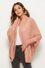 Load image into Gallery viewer, Open Front Dolman Sleeve Longline Cardigan
