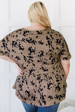 Load image into Gallery viewer, Plus Size Printed Babydoll Top
