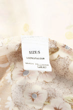 Load image into Gallery viewer, Patchwork Button Front Puff Sleeve Babydoll Dress
