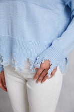 Load image into Gallery viewer, Lip Fringe Round Neck Sweater
