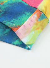 Load image into Gallery viewer, Multicolored Tie-Dye Tee Dress
