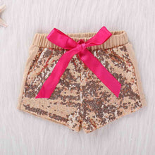 Load image into Gallery viewer, Sequin Elastic Waist Shorts
