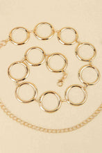 Load image into Gallery viewer, Circle Ring Chain Belt
