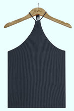 Load image into Gallery viewer, Ribbed Halter Neck Knit Top
