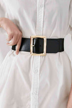 Load image into Gallery viewer, Rectangle Buckle Elastic Wide Belt
