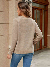 Load image into Gallery viewer, Round Neck Raglan Sleeve Sweater
