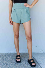 Load image into Gallery viewer, Ninexis Stay Active High Waistband Active Shorts in Pastel Blue
