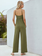 Load image into Gallery viewer, Adjustable Spaghetti Strap Jumpsuit with Pockets
