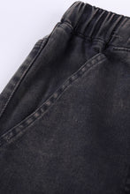 Load image into Gallery viewer, Pocketed Denim Frock Style Joggers
